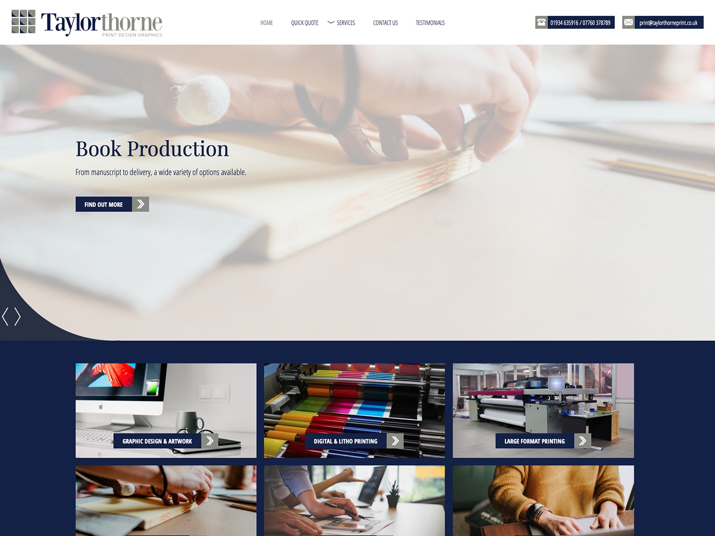 A responsive website design in the South West completed by it'seeze