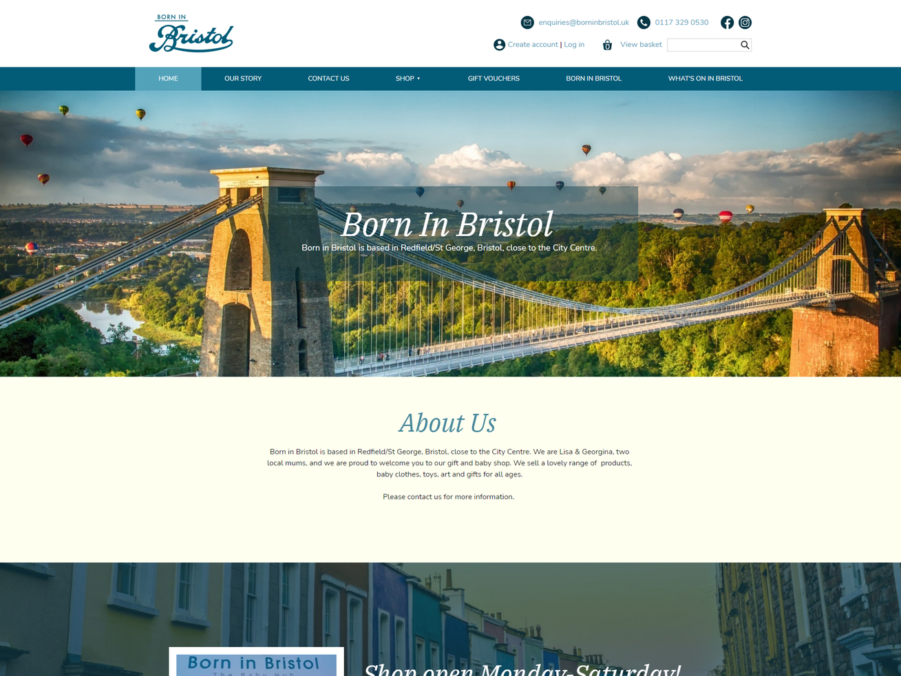 An example of a responsive website design in Weston Super Mare
